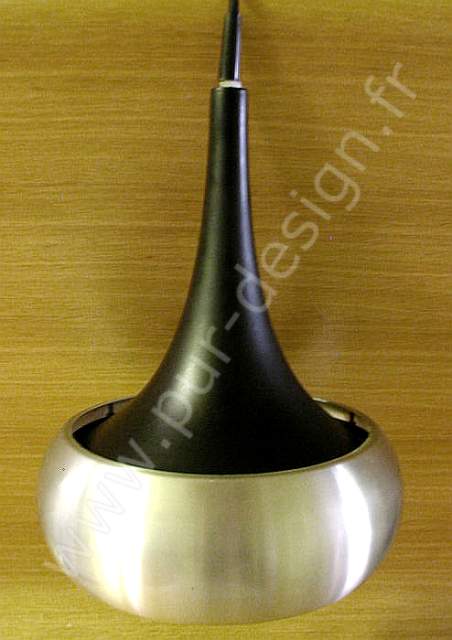 Suspension de Carl Thore, Fog & Morup, Noir & Argent, Design scandinave. Pur Design.