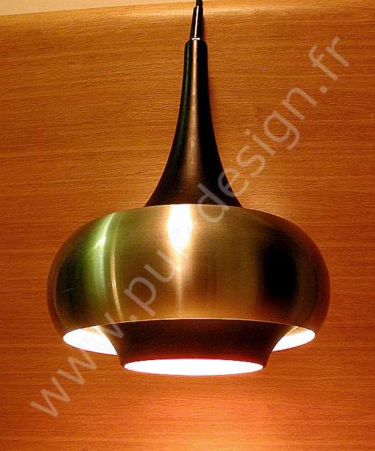 Suspension de Carl Thore, Fog & Morup, Noir & Argent, Design scandinave. Pur Design.