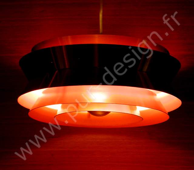 Suspension  de Carl Thore. Design Scandinave, 60's.  Pur Design.