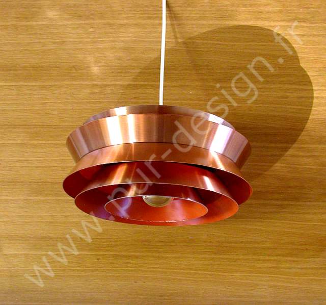 Suspension  de Carl Thore. Design Scandinave, 60's.  Pur Design.