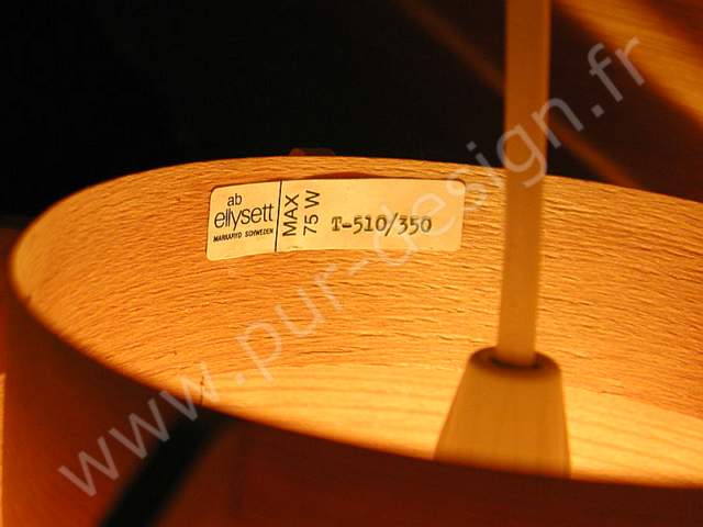 Suspension d'Hans Agne Jakobssen, AB Ellysett, Suede. Design scandinave. Pur Design.