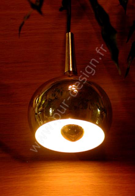 Suspensions Cuivre Hans Agne Jakobsson, Markaryd AB, annes 60, Design Scandinave. Pur Design.