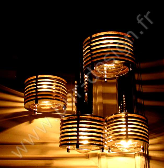 Suspension en inox, Design Cintique, 70. Pur Design.