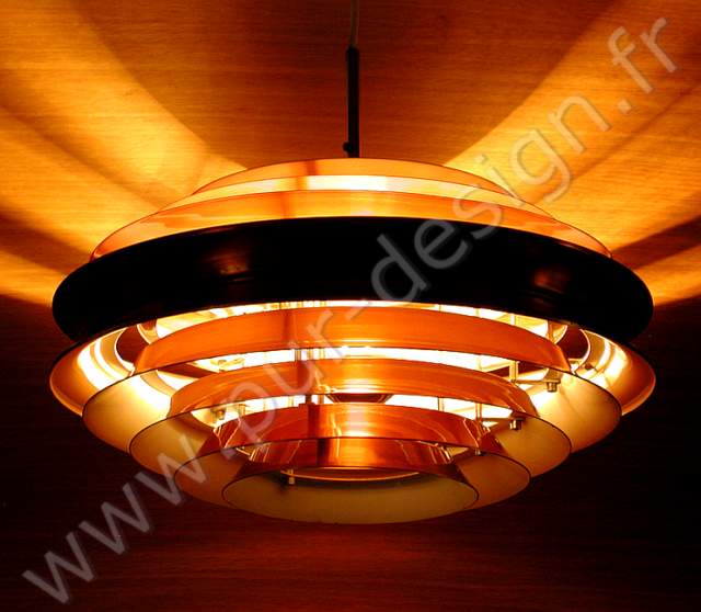 Suspension de Nordisk Solar, esprit Fog & Morup, Design scandinave des annes 60-70. Pur Design.