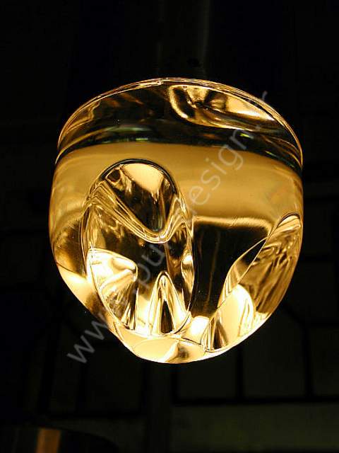 Suspension en cascade  cabochons de cristal, de RAAK Amsterdam, ref.  B-1105 , Space Age, Design 70. Pur Design.