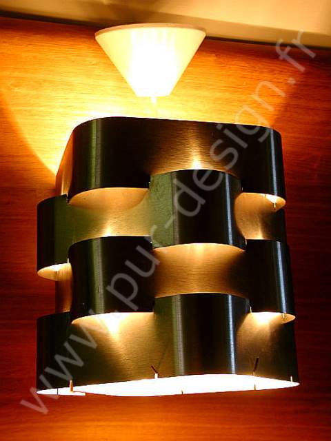 Suspension de Max Sauze, Design 70, Space Age. Pur Design.