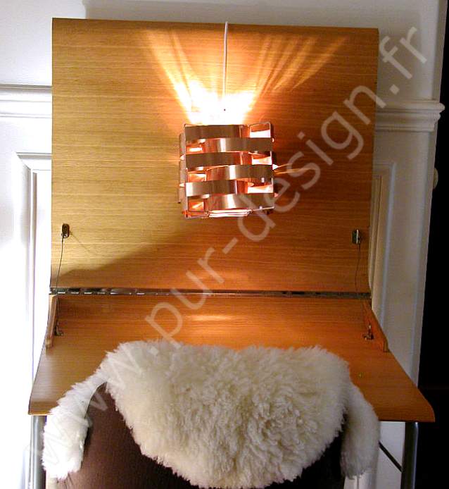 Suspension Uranus de Max Sauze, Design 70, Space Age. Pur Design.