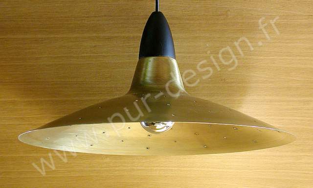 Suspension en cuivre de type Coronell, Design Scandinave. Pur Design.