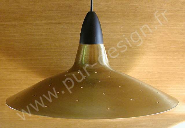 Suspension en cuivre de type Coronell, Design Scandinave. Pur Design.