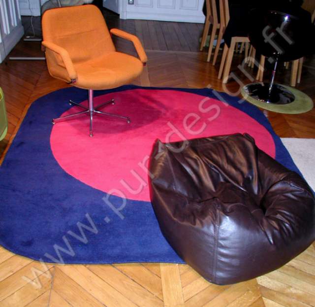Tapis vintage Habitat, 70's. Pur Design